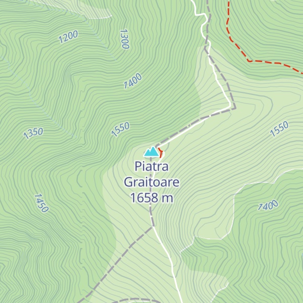 Map of Piatra Graitoare