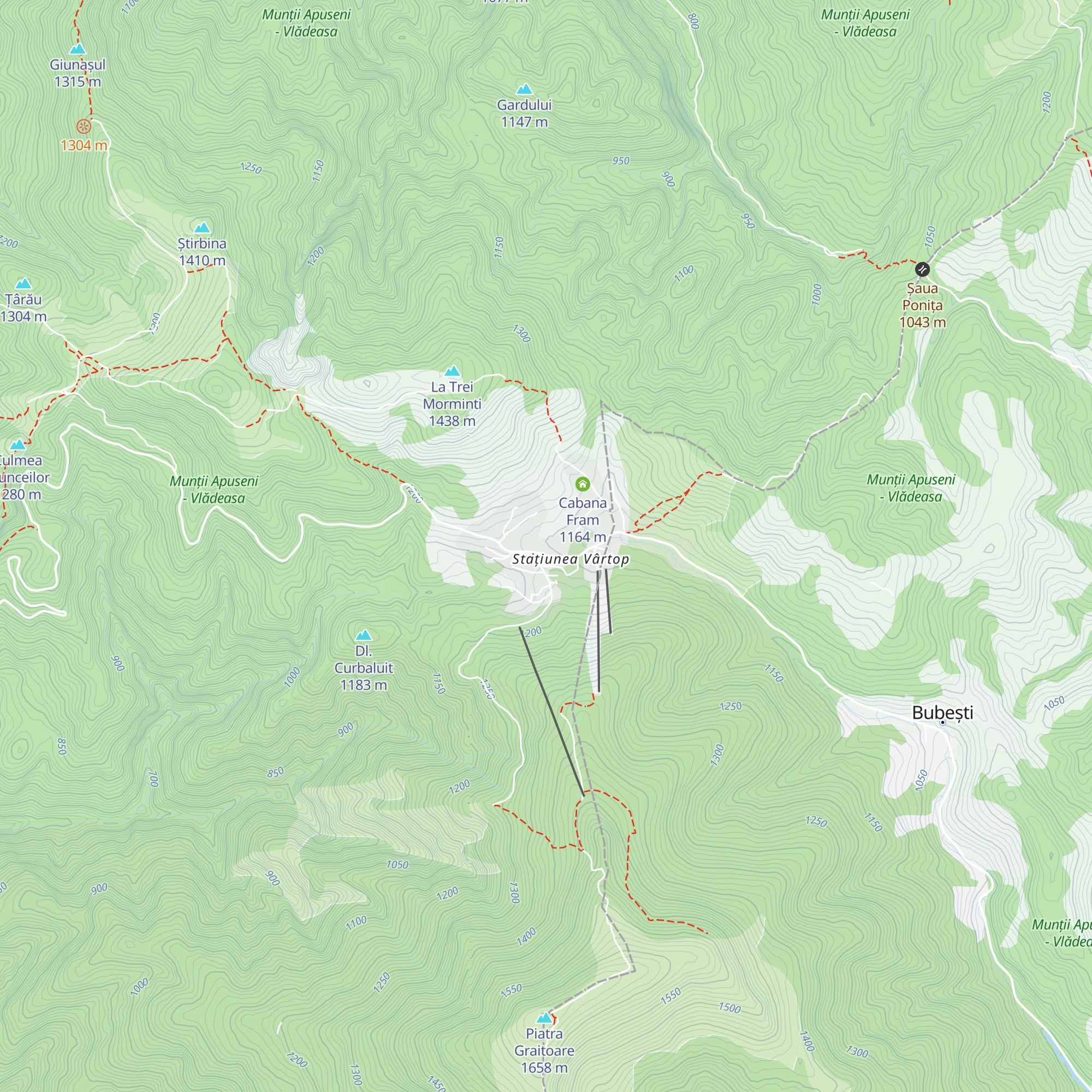 Cabana Andre map