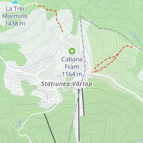 Map of Cabana Apusenilor