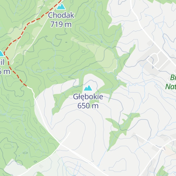 Map of Głębokie