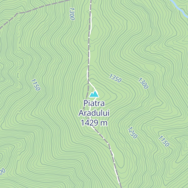 Map of Piatra Aradului