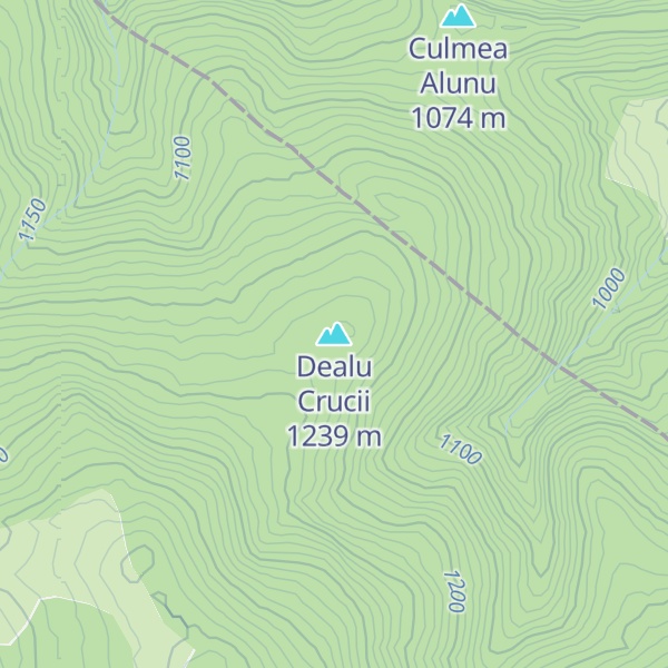 Map of Dealu Crucii