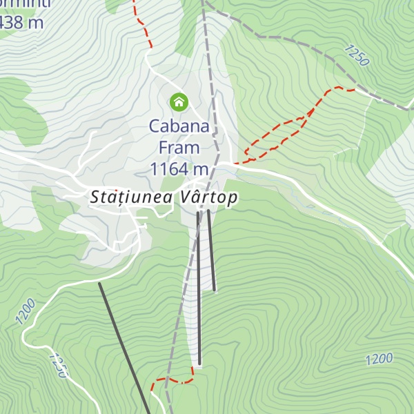 Map of Cabana Vârtop