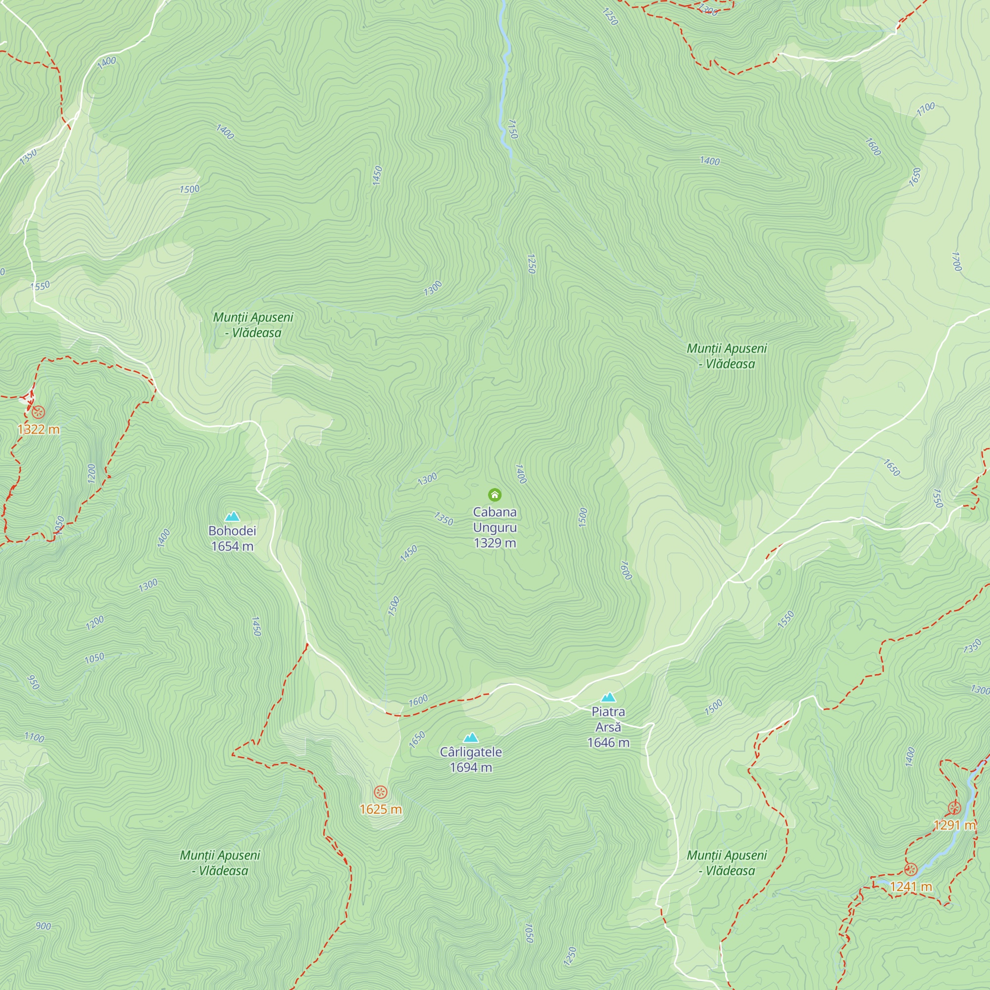 Cabana Unguru map