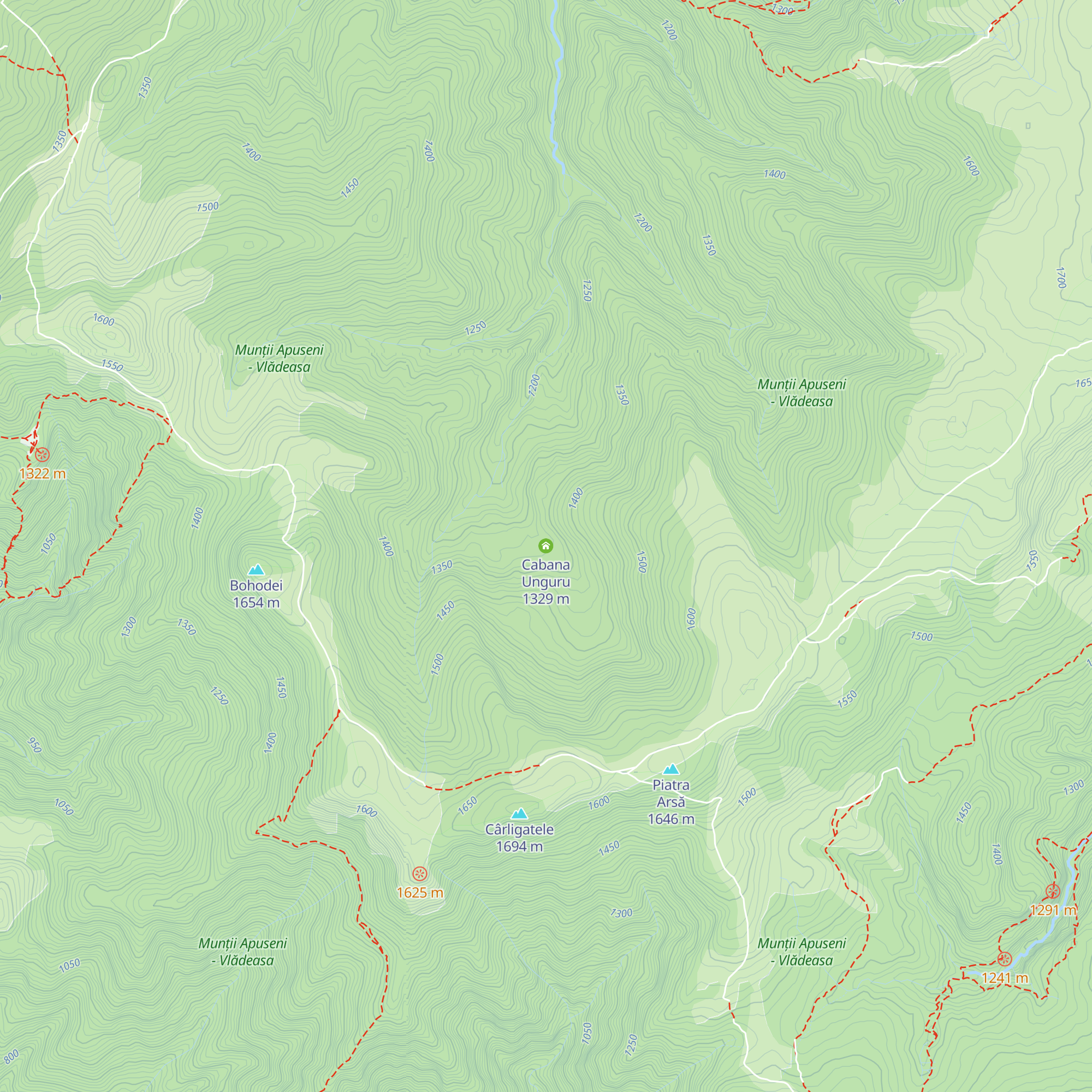 Cabana Unguru map