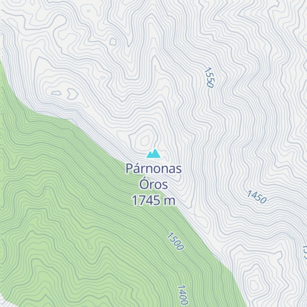 Map of Párnonas Óros