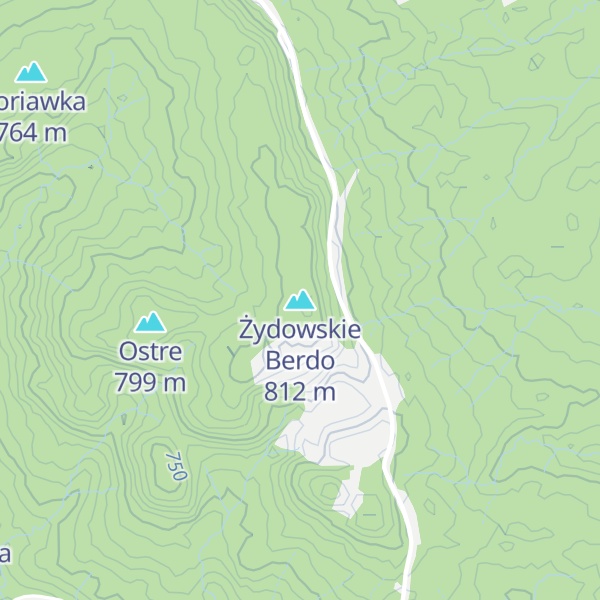 Map of Żydowskie Berdo