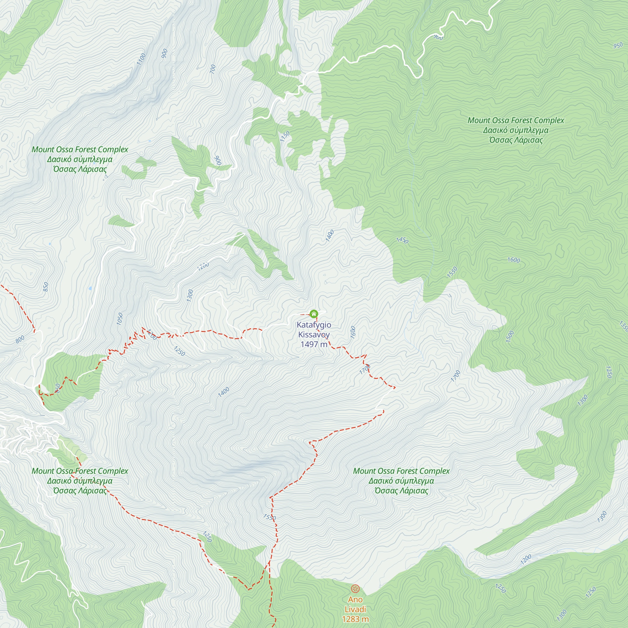 Katafygio Kissavoy map