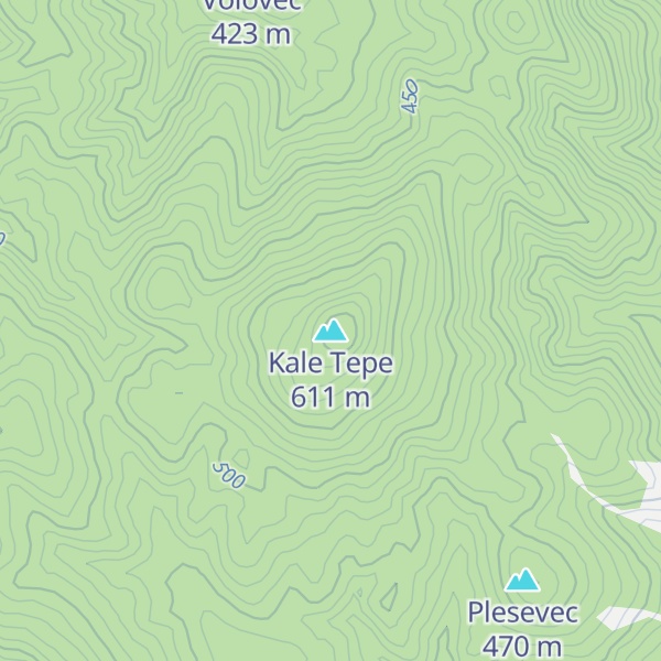 Map of Kale Tepe