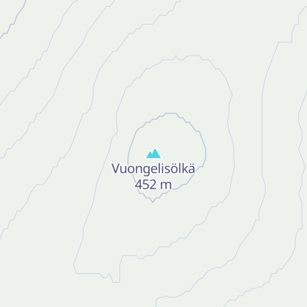 Map of Vuongelisölkä