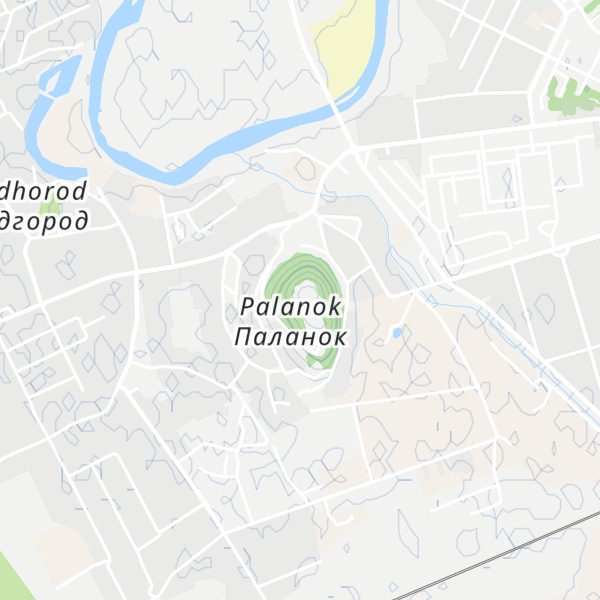 Map of Zamkova hora