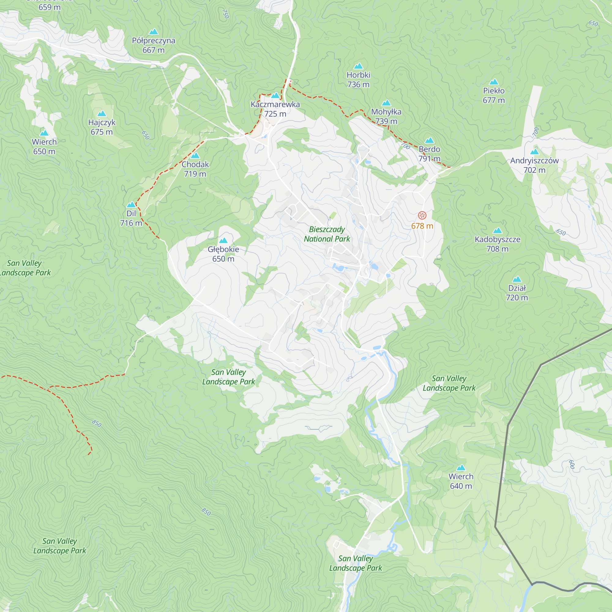 Chata Magoda map