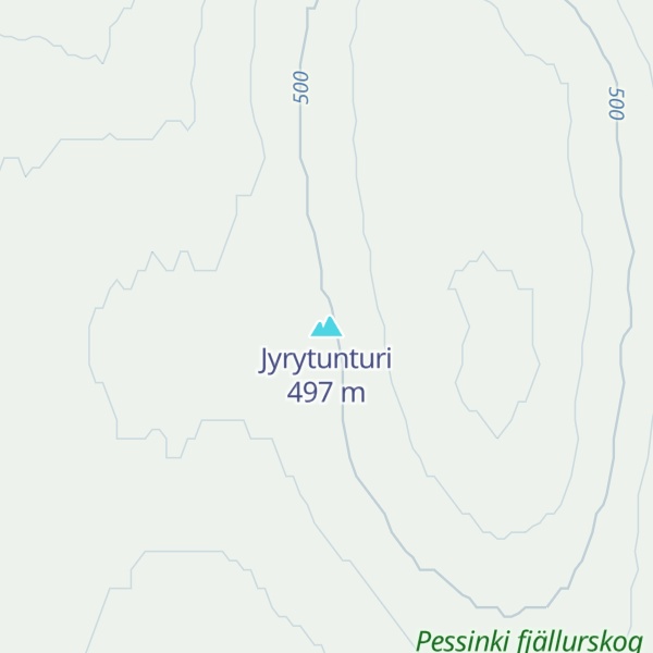 Map of Jyrytunturi