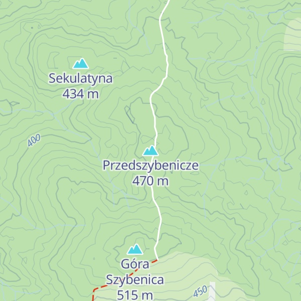 Map of Przedszybenicze