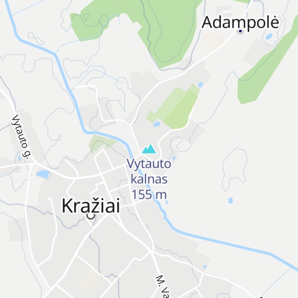 Map of Vytauto kalnas