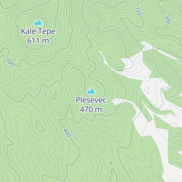 Map of Plesevec