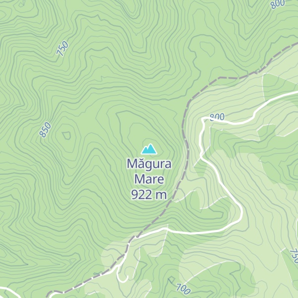 Map of Măgura Mare