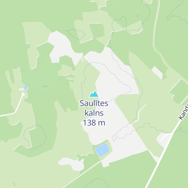 Map of Saulītes kalns