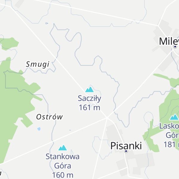 Map of Sacziły