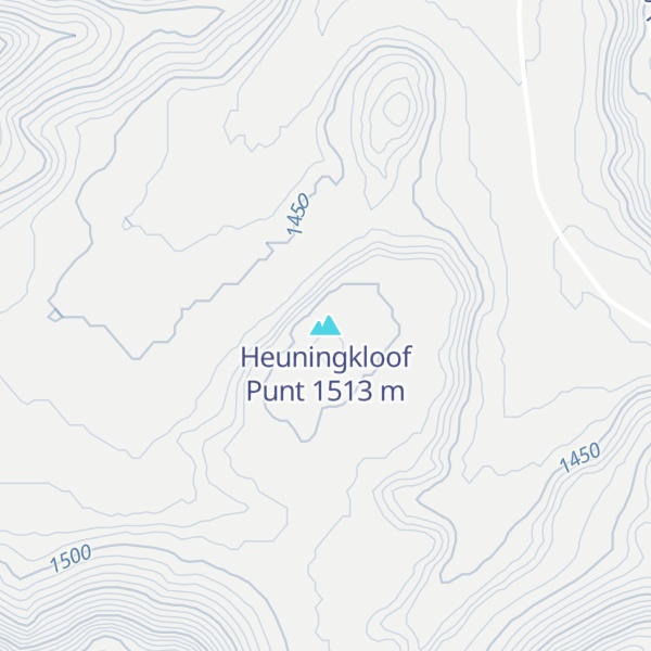 Map of Heuningkloof Punt