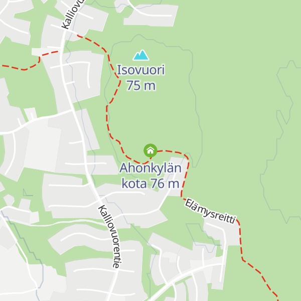 Map of Ahonkylän kota
