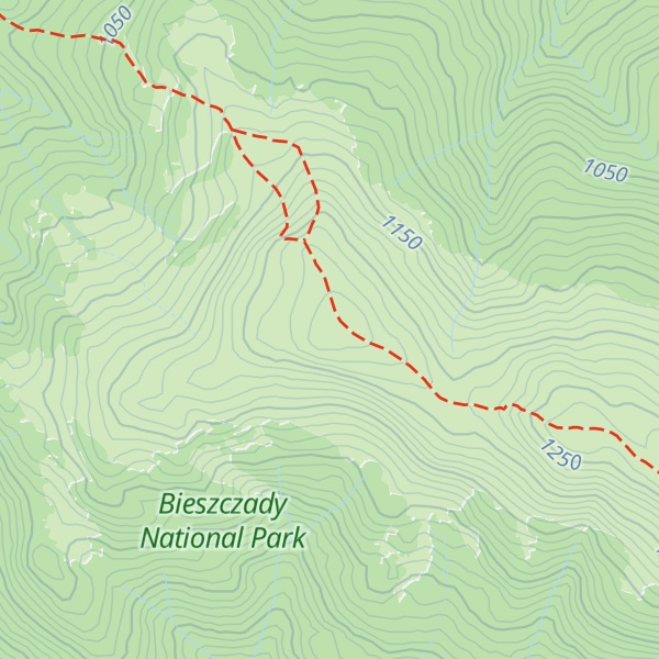 Map of Szeroki Wierch