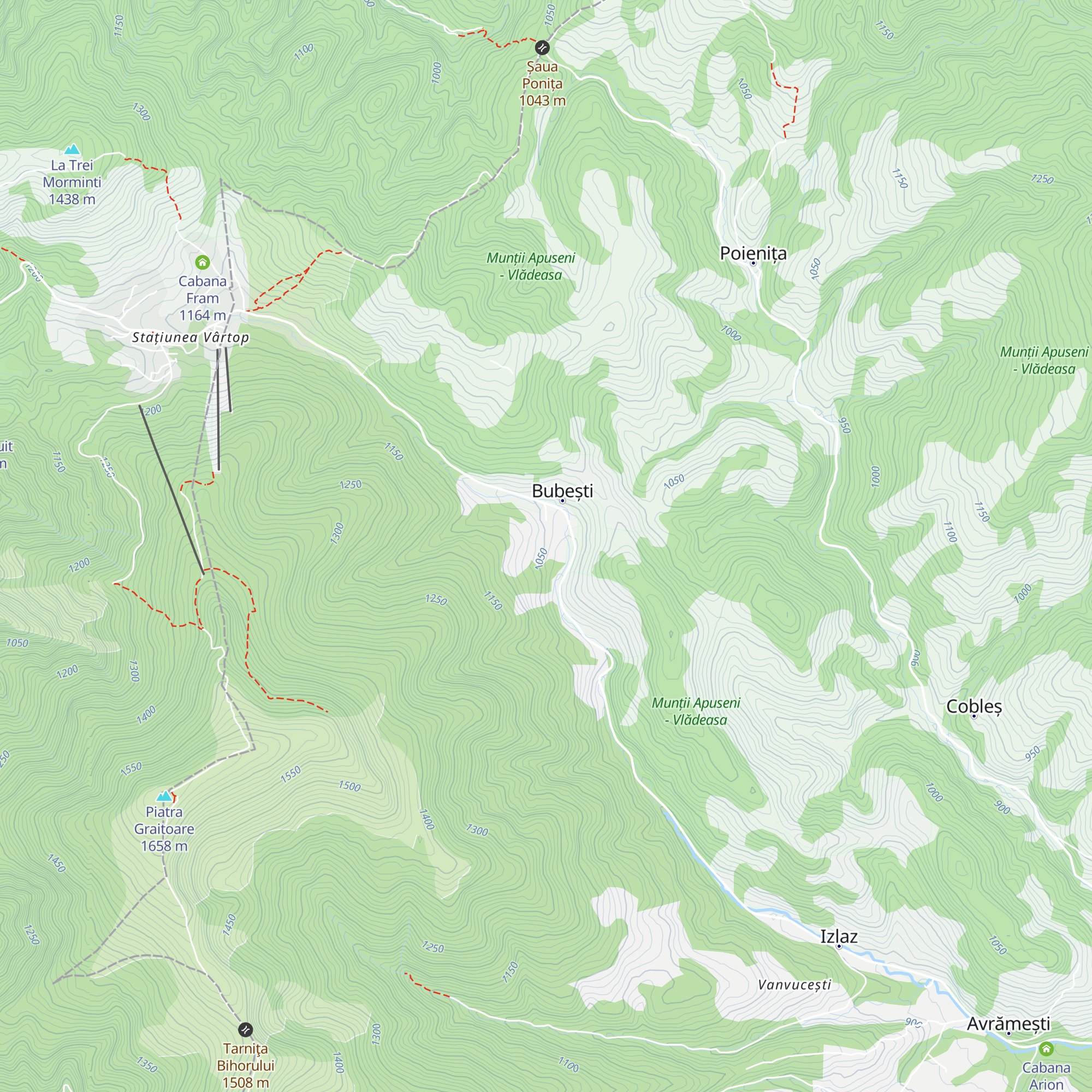 Cabana Culda map
