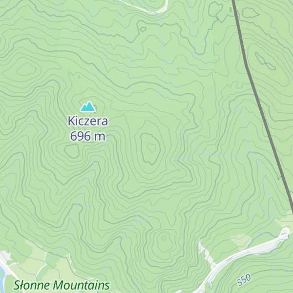 Map of Kiczera Stebnicka
