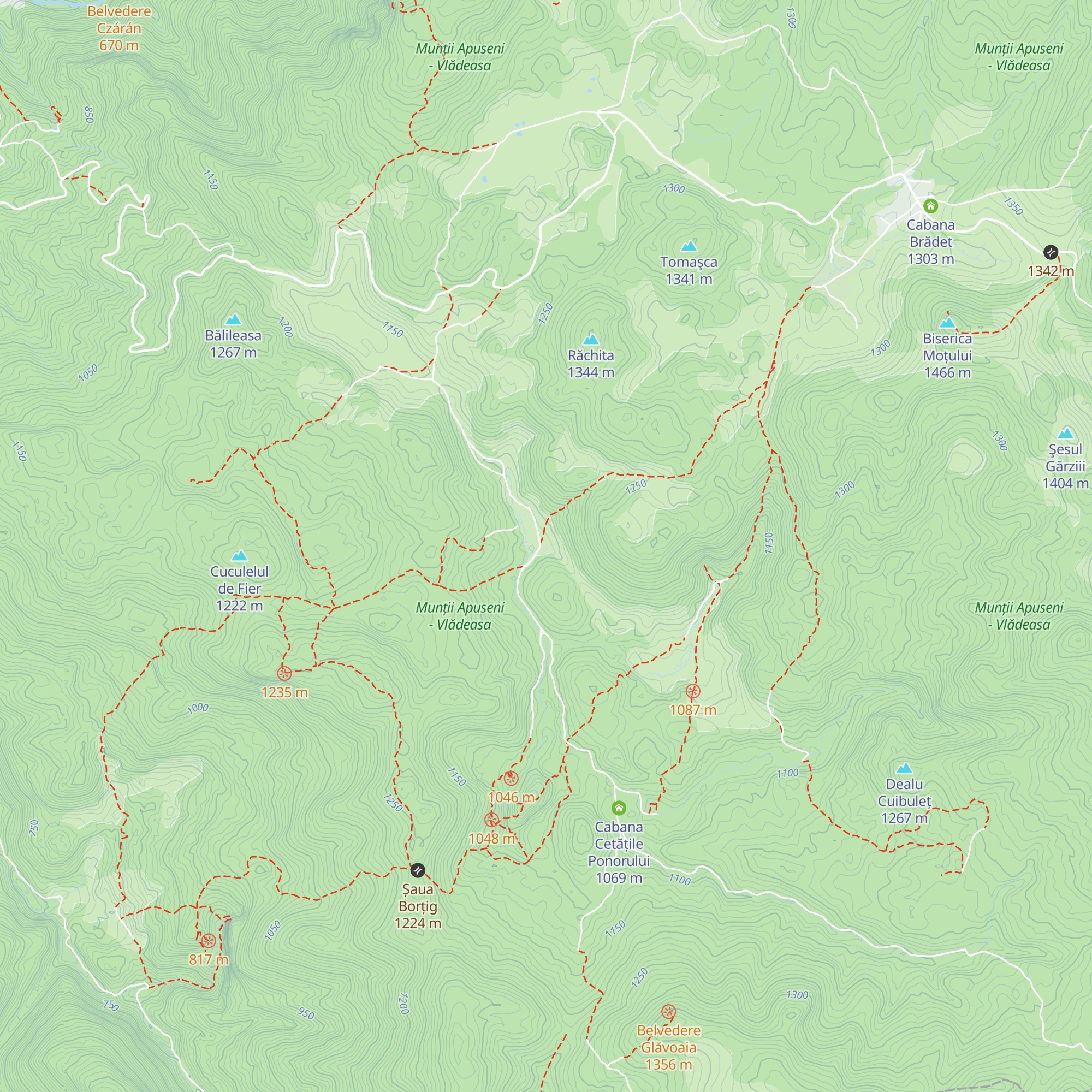 Refugiul Salvamont - Salvaspeo Glăvoi map