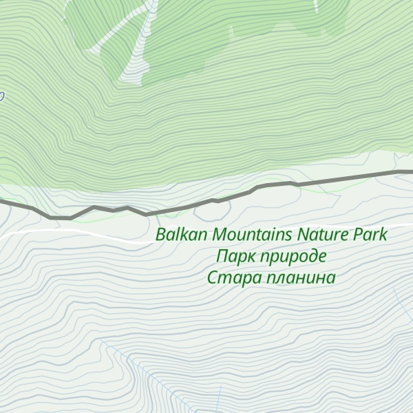 Map of Bezimeni vrh