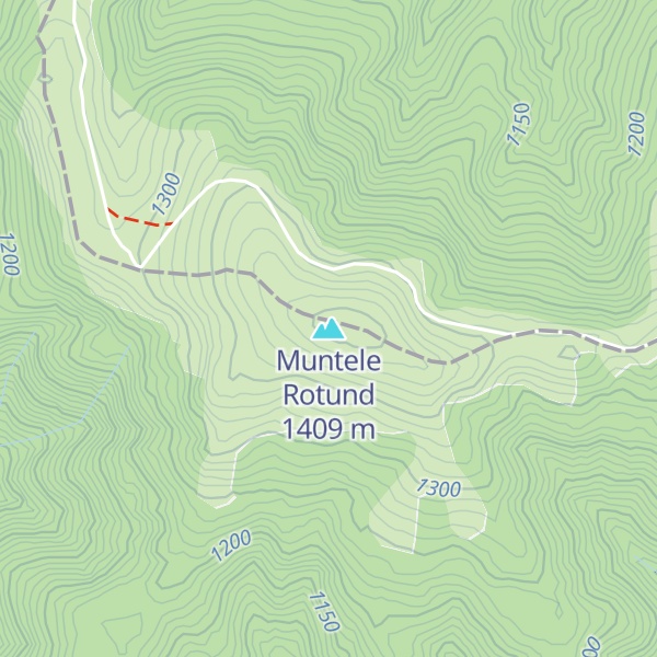 Map of Muntele Rotund