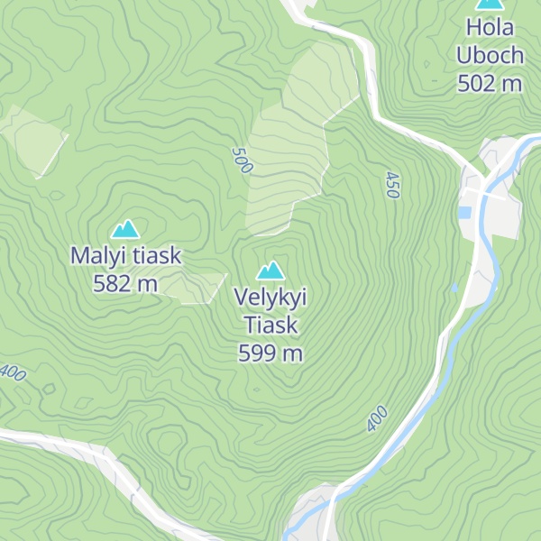 Map of Velykyi Tiask