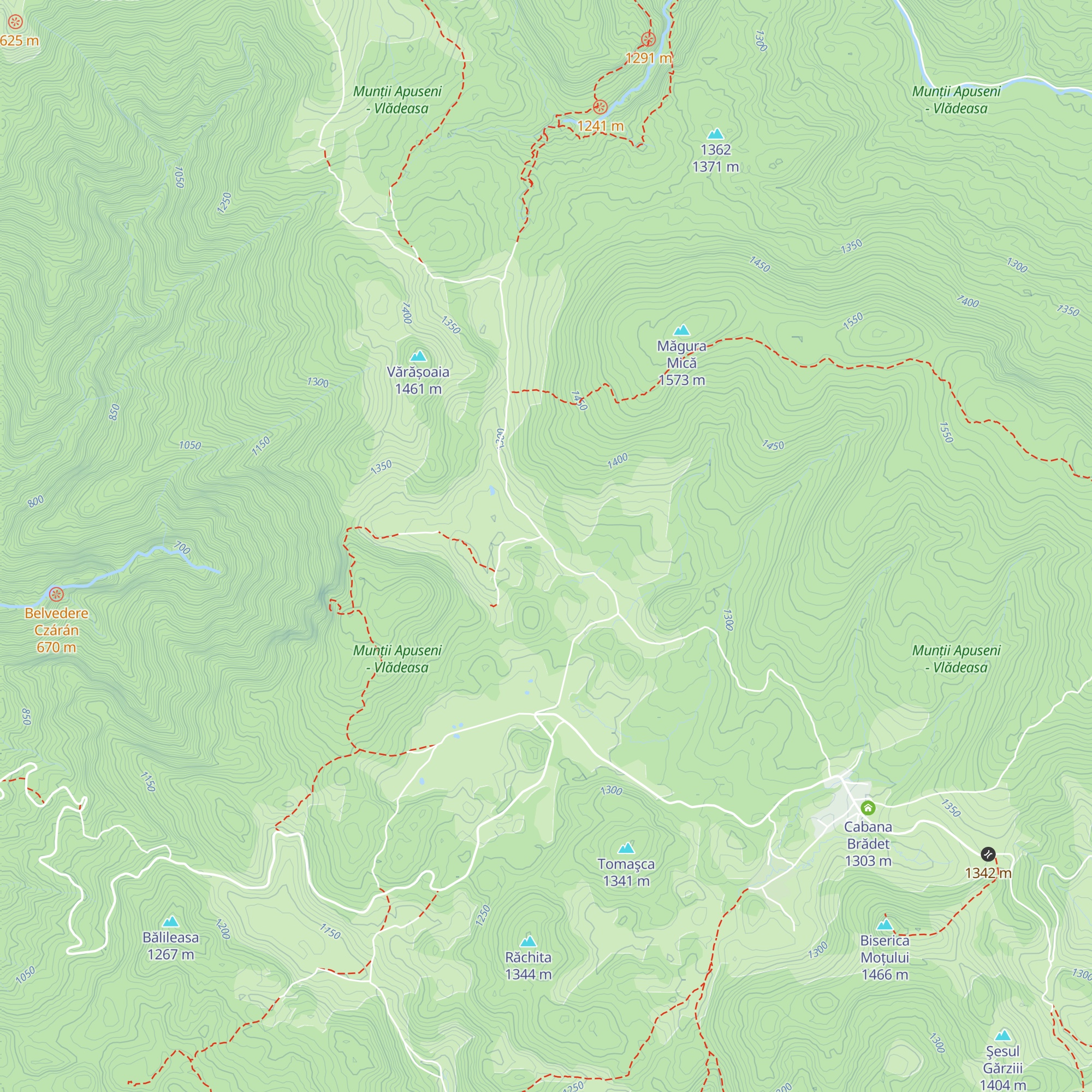 Cabana Vărășoaia map