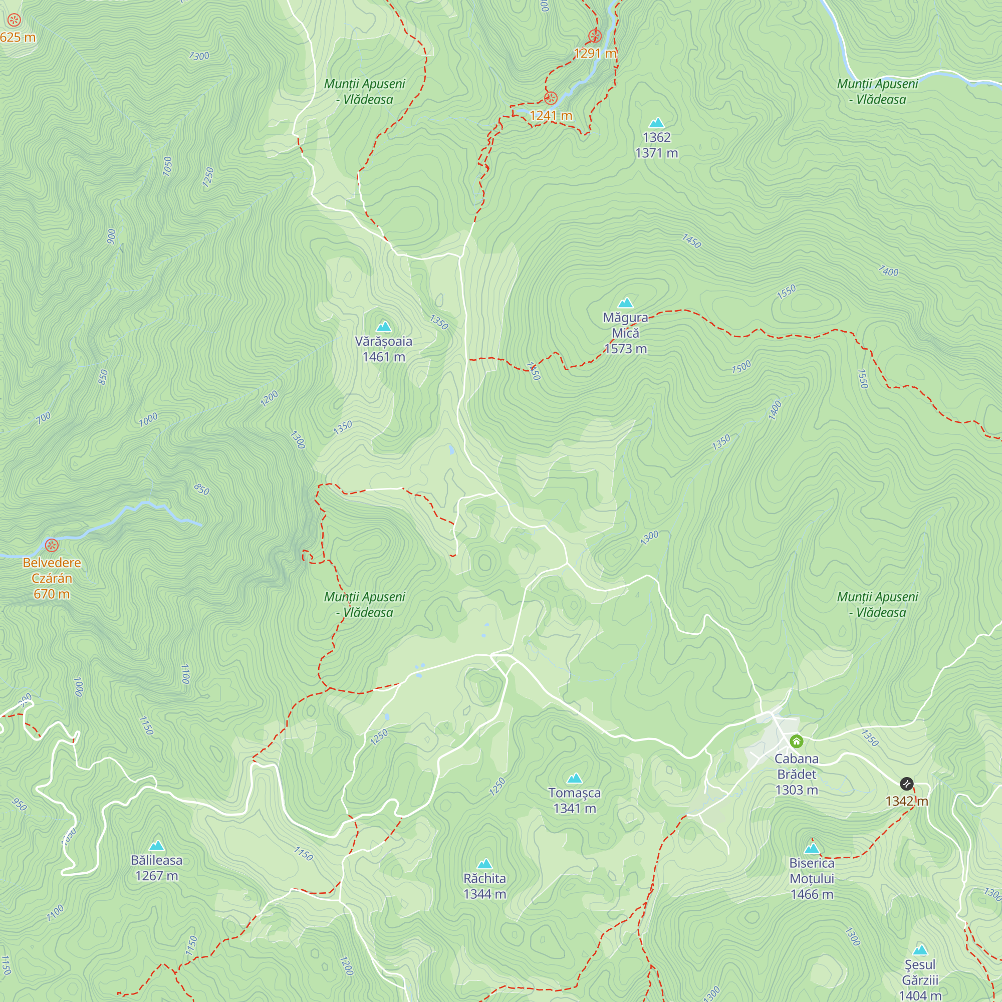 Cabana Vărășoaia map