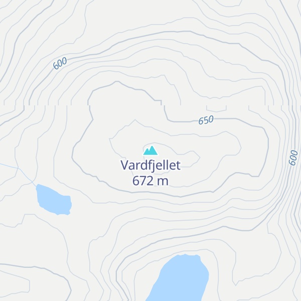 Map of Vardfjellet