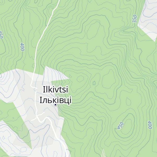 Map of Buherove pole