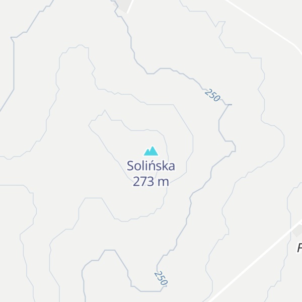 Map of Solińska