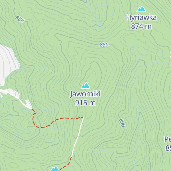 Map of Jaworniki