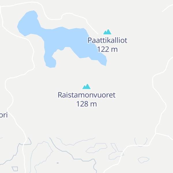 Map of Raistamonvuoret
