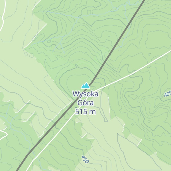 Map of Wysoka Góra