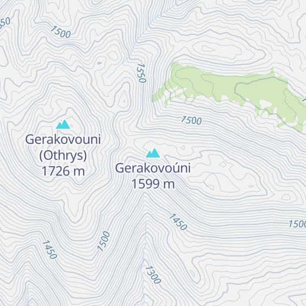 Map of Gerakovoúni