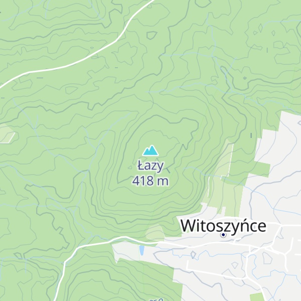 Map of Łazy