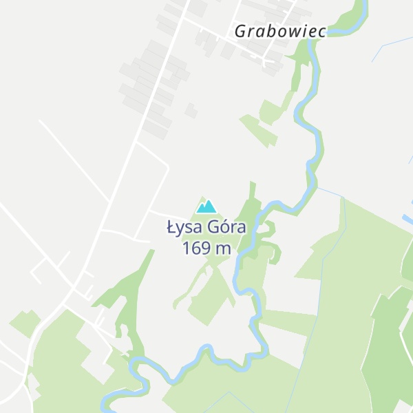 Map of Łysa Góra
