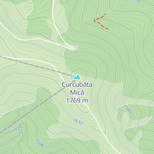 Map of Curcubăta Mică