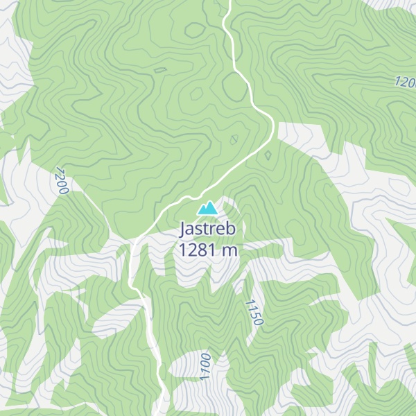 Map of Jastreb