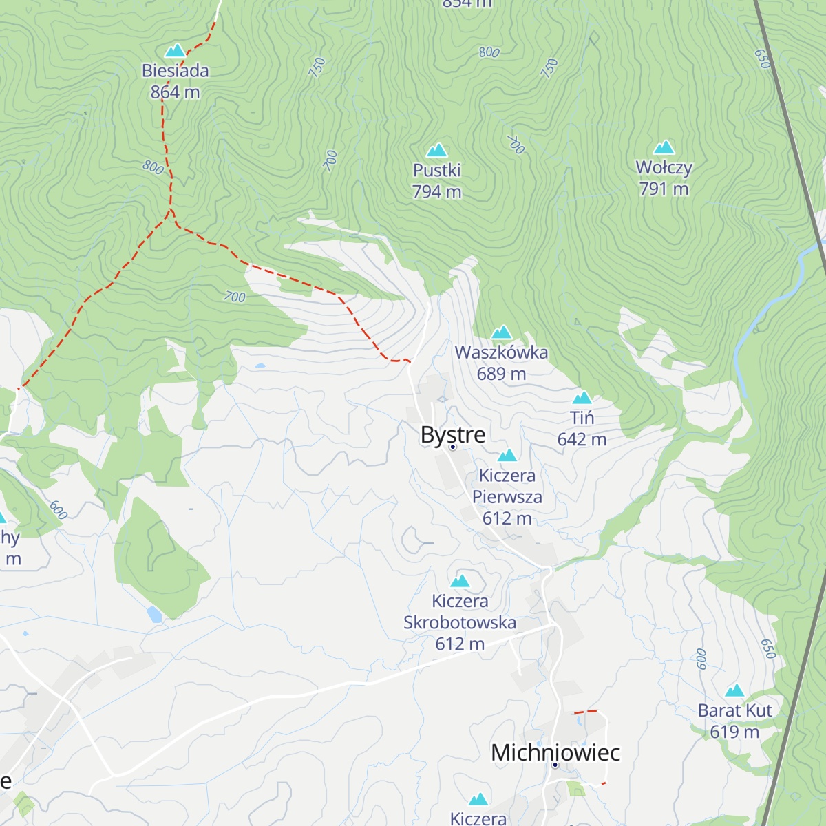 Chyża Chata Górna 75m2 map