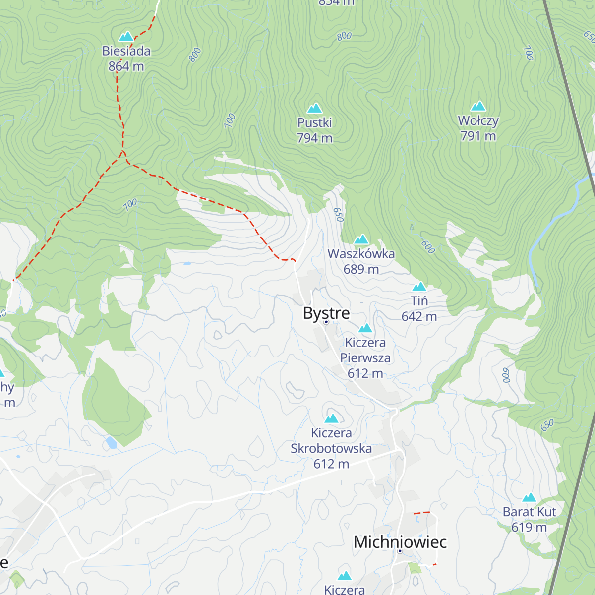 Chyża Chata Górna 75m2 map