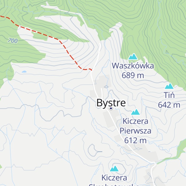 Map of Chyża Chata Górna 75m2