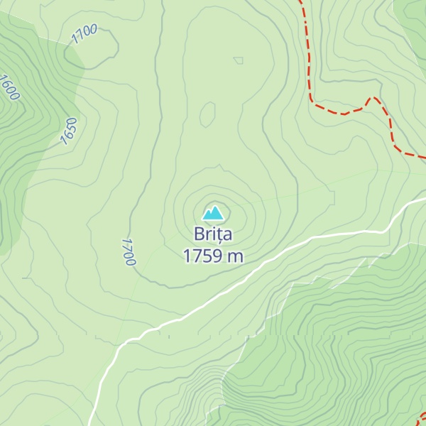 Map of Brița