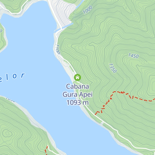 Map of Cabana Gura Apei